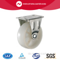 White PU Flat Cim Industrial Caster